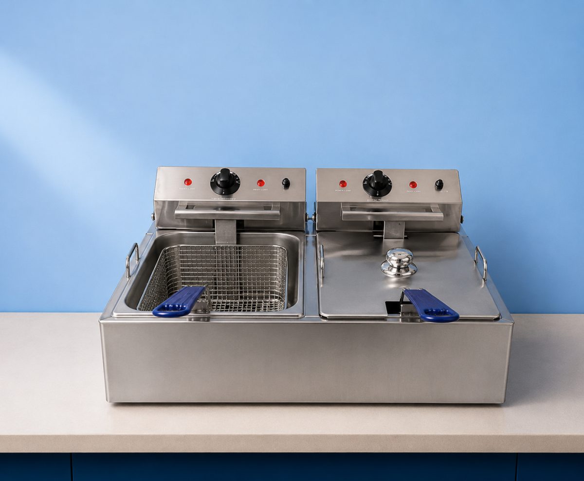 Electric Deep Fryer (Double Bowl)